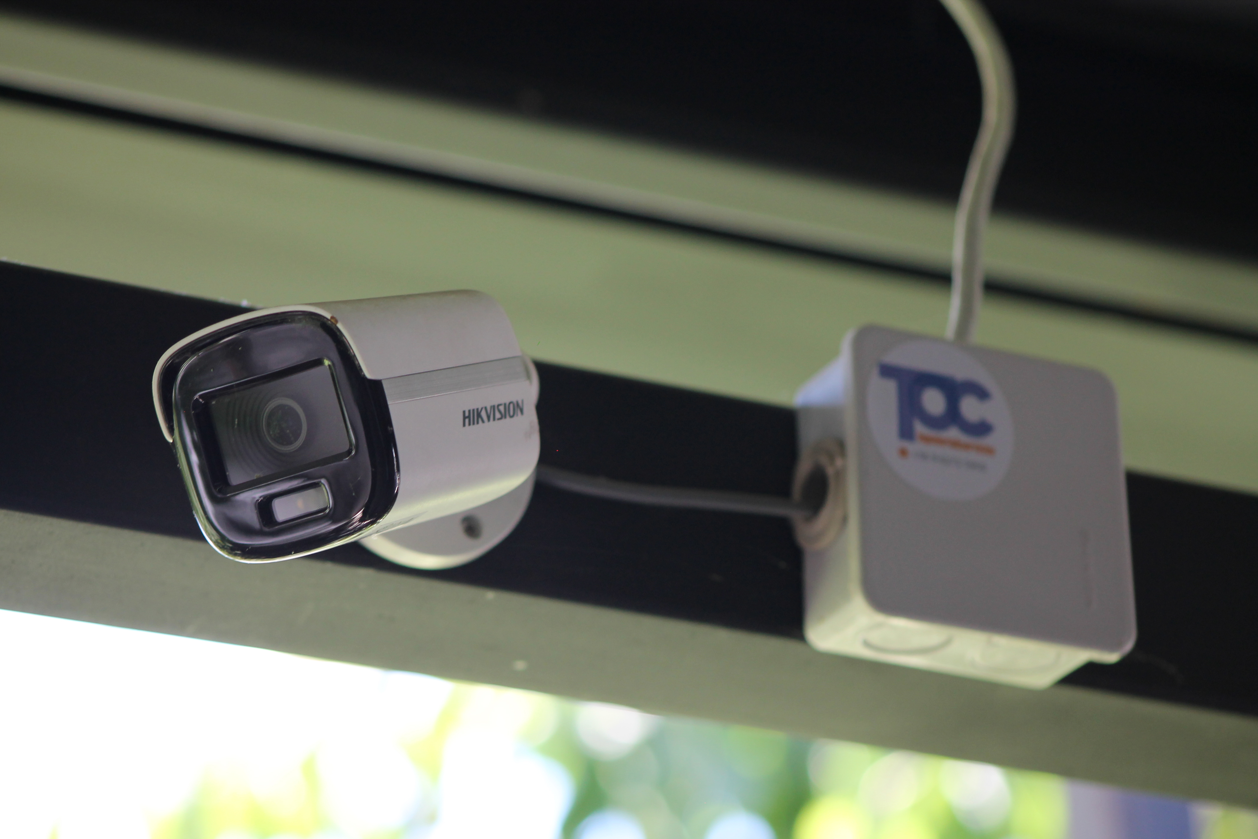 Instalación de cámara de seguridad